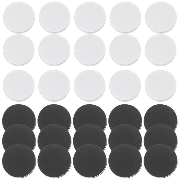 Guangmc Classic Board Game Pieces Checkers Backgammon Chess Chips White Black Round