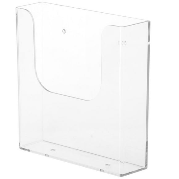 Guangmc Clear Acrylic Wall File Holder Magazine Rack Organizer