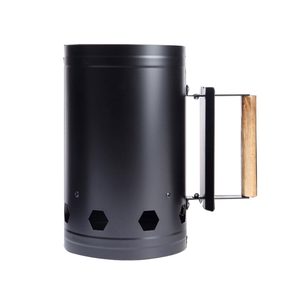 Guangmc For Ignition Chimney Charcoal Grill Steel Outdoor Rapidfire Fire Starter Camping