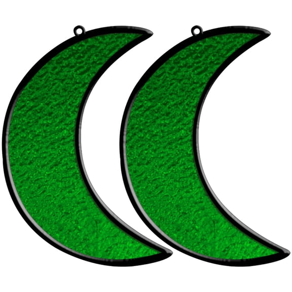 Guangmc Home Decor Moon Window Hanging Decoration (2pcs)