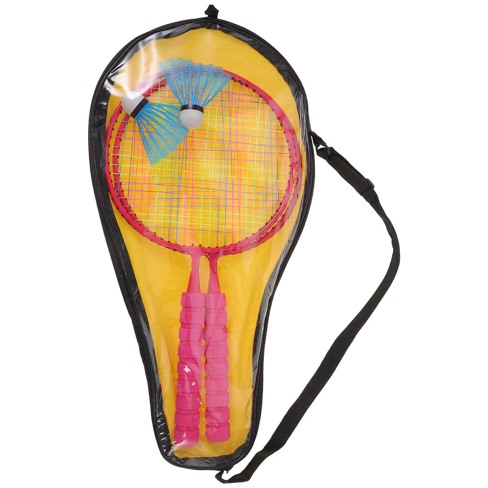 Guangmc Kids Badminton Set - Rackets, Shuttlecocks, Indoor/Outdoor