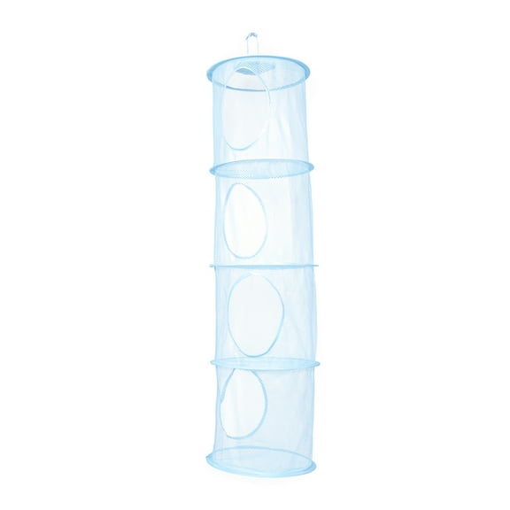 Guangmc Mesh Hanging Basket Drying Rack 4-Layer Windproof Bud Dryer Net