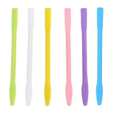 Guangmc Reusable Silicone Stir Sticks for Resin Mixing - 6pcs