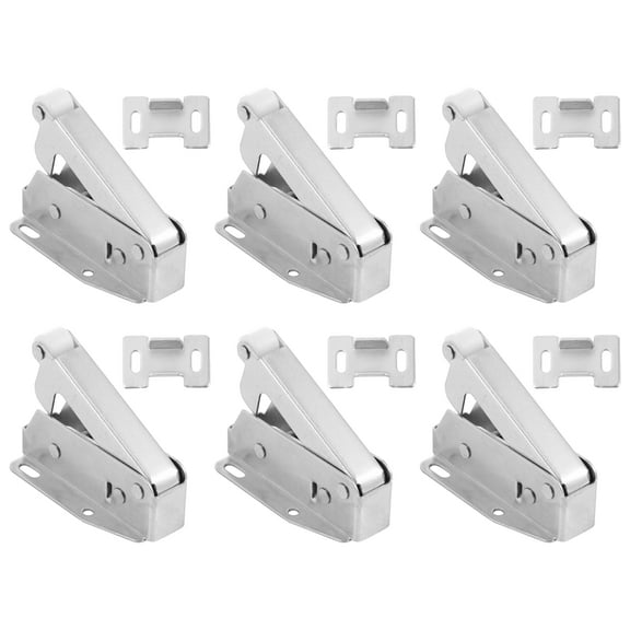 Guangmc Rv Door Lock Automatic Spring Catch Cabinet Touch Lock (6pcs)