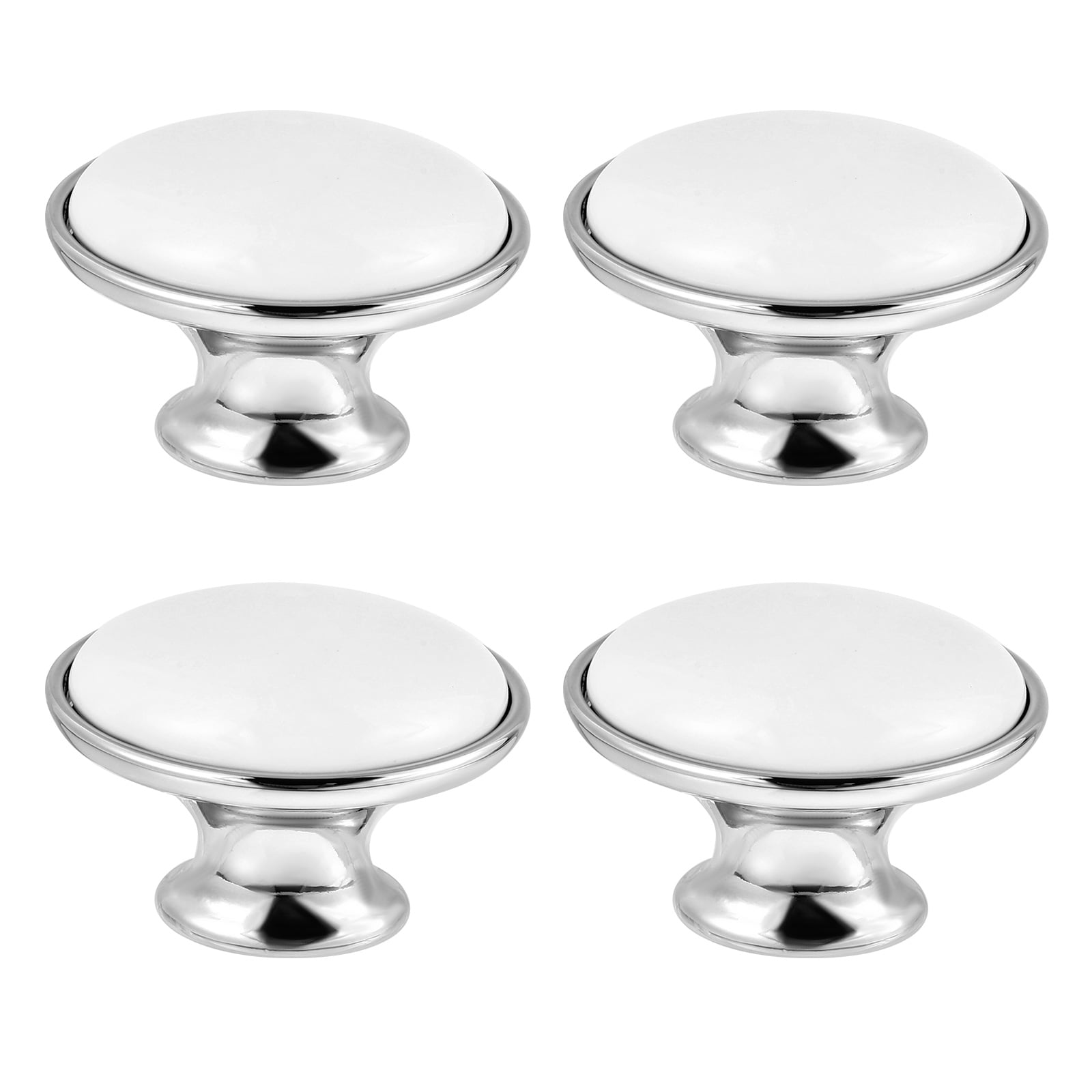 Guangmc Silver Cabinet Handles: Drawer Knobs 4pcs - Walmart.com