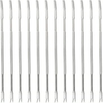 Guangmc Stainless Steel Seafood Forks Picks (12PCS) - Crab Lobster Nut Pick