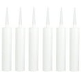 Guangmc White Silicone Caulking Tube with Reusable Nozzle and Extension