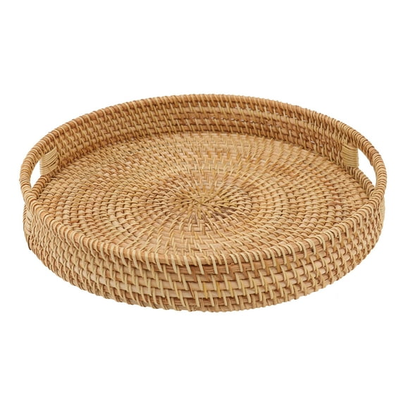 DEMACRIO Storage Basket Light Brown Woven Material 1Pc 12x12in