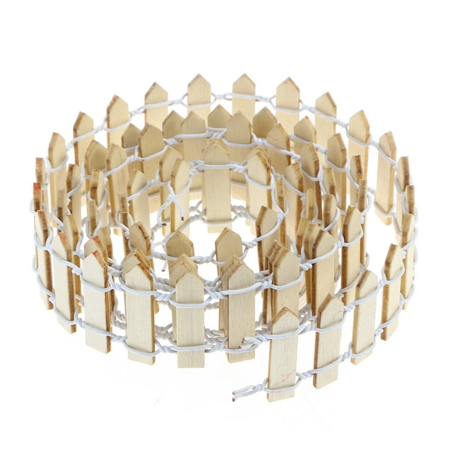 Guangmc Wooden Garden Picket Fence Border for Landscape Edging