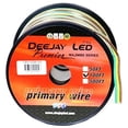 thumbnail image 1 of Sturdy 100-foot Three Conductor 16 Gauge Primary Stranded Cable Ideal For Accessory Hookups With Yellow, Brown And Green Are Bonded Together Making It Easier To Route DEEJAY LED TBH163B100, 1 of 3