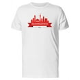 thumbnail image 1 of Guangzhou China Red Skyline T-Shirt Men -Image by Shutterstock, Male 3X-Large, 1 of 4