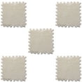 thumbnail image 1 of Guanhe 12" x 12" Beige Plush Foam Interlocking Floor Mats, 5 Piece, 1 of 5
