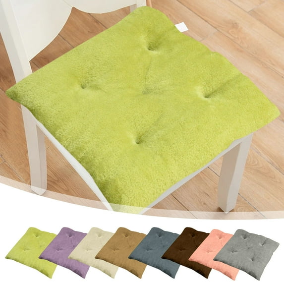 Guanhe 16'' Square Plush Cushion Outdoor Seat Pads for Kitchen Dining Room Office, Thickened Dining Chair Cushion for Outdoor Furniture