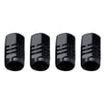 thumbnail image 1 of Guanhe 4Pieces Aluminum Car Valve Caps Valve Cores Tire Valve Caps Car Accessories Black, 1 of 8