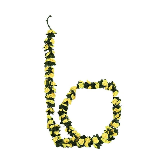 Guanhe 8Ft Garland Rose Vines Artificial Flowers Flower Vines Hanging Rose For Wedding Arch Garden Background Engagement Reception Decor
