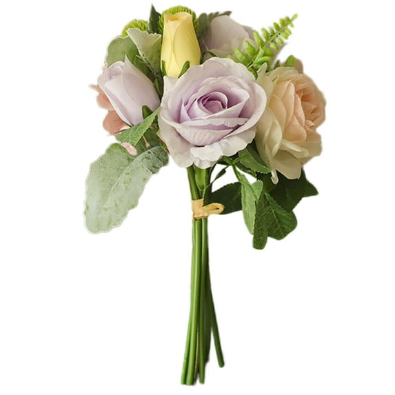 Guanhe Artificial Roses Flower Bouquets for Home Decorations, Fake Roses with Long Stems, for Wedding Decorations Bridal Shower Floral Arrangements Party Home Table Decor