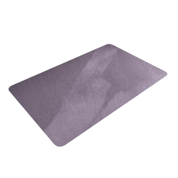 Guanhe Bath Tub Mat, Bathroom Floor Mat Diatom Mud Non-Slip Quick Dry Absorbent Washable Doormats for Under Door(Purple,S)