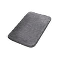 thumbnail image 1 of Guanhe Bathroom Rug, Non Slip Bath Mat Water Absorbent Super Soft Shag Rugs Extra Thick Small Plush Carpet for Shower Floor, Machine Washable(Gray）, 1 of 8