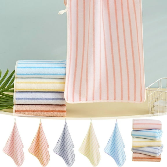 Guanhe Bathroom Towels, Super Absorbent Coral Towel Shower Towels Soft Bath Towel Sets Bath for College Students Dorm Christmas Gifts，14''x30''