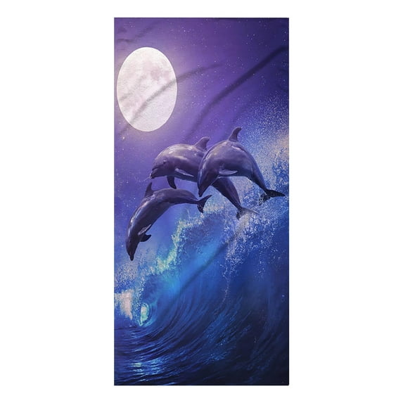 Guanhe Beach Towel, Beach Accessories Microfiber Bath Towel Sandproof Beach Blanket Multi-Purpose Towel For Travel Swimming Pool 27x59 Inch