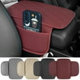 thumbnail image 1 of Guanhe Car Center Console Cover Universal Leather Car Armrest Cover Cushion with 2 Storage Bags Storage Box Car Interior Accessories for Most Vehicles, 1 of 9