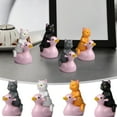 thumbnail image 1 of Guanhe Cat Garden Statue Outdoor Decorations Sculpture Art Table Decor Patio Lawn Yard Housewarming Christmas Gifts for Women Grandma Mom, 1 of 3