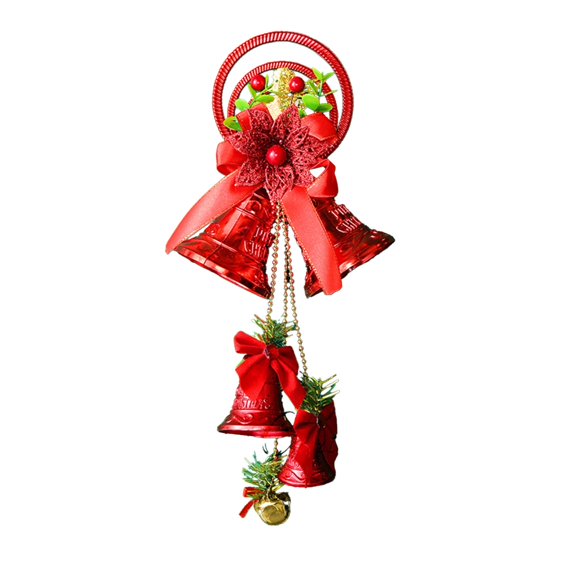 Guanhe Christmas Tree Bell Ornament, Hanging Decoration for Christmas Trees, Holiday Home Accents & Festive Ornament, Gift for Friends & Family