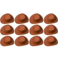 thumbnail image 1 of Guanhe 12Pcs Cowboy Hat Wine Bottle Stopper Reusable Unbreakable Replacement Keep Fresh Tools Leakproof Seal Funny Stoppers Cute Wine Toppers for Preserver, 1 of 5