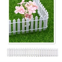 Guanhe 35.5Inch Fence Micro Landscape Ornaments, Miniature Fairy Garden Accessories Garden DIY Kit for Micro-Landscape Plant Pots