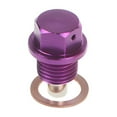thumbnail image 1 of Guanhe M12x1.25 Magnetic Oil Drain Plug with Neodymium Magnet and Gasket Fits for Most Car, Car Accessories Tool Set(Aluminum), 1 of 6