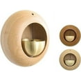 thumbnail image 1 of Guanhe Magnetic Bell for Door Opening Golden Silk Wood Doorbell Wind Chime Office Hanging Ornaments for Entrance Christmas Gifts, 1 of 5
