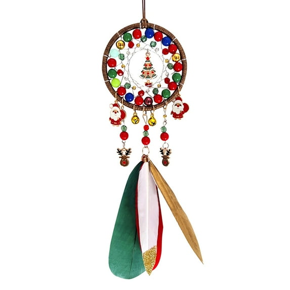 Guanhe Clearance Mini Dream Catcher, Car Interior Rearview Mirror Dangle Bag Pendant Car Accessories Christmas Gifts for Women