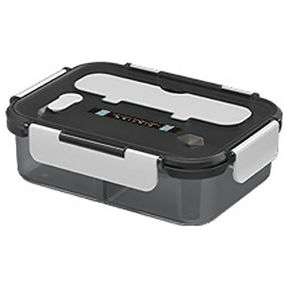 Guanhe Sealed Lunch Box Large Capacity with Compartments, Square Lunch Box for Students Office Microwave Oven