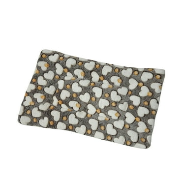 Guanhe Dog Mat, Fluffy Cat Pad Dog Blanket Non Slip Pet Mats for Warm Sleeping, Machine Washable Bed for Dogs,12.6x9.8IN