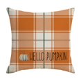thumbnail image 1 of Guanhe Fall Pillow Covers 18x18 Inch Autumn Thanksgiving Orange Pumpkin Plaid Throw Pillow Covers Fall Rustic Farmhouse Pillowcases for Couch Home Decor, 1 of 7