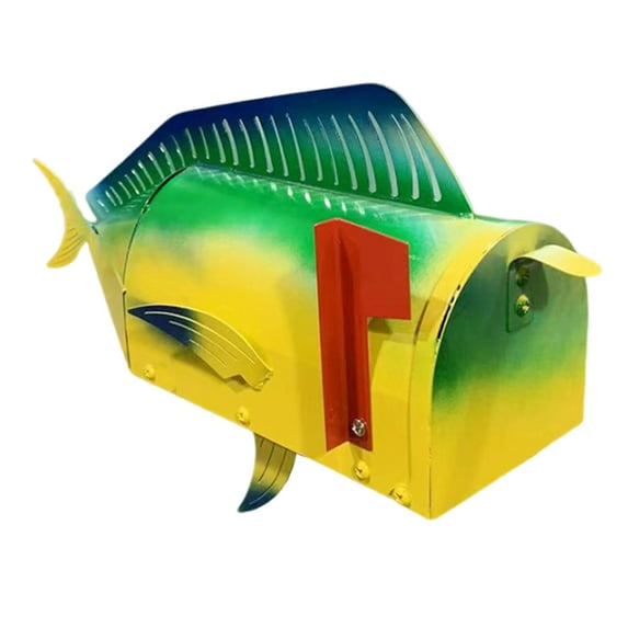 Guanhe Funny Animal Mailboxes for Outside, 12Inches Iron Single Horse Mailbox Garden Decoration Christmas Gifts for Horse Farms or Horse Lovers