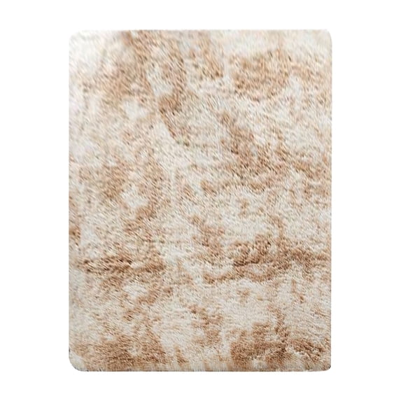 Guanhe Large Area Rug for Bedroom, Tie-Dye Indoor Rectangular Plush Carpet Thickened Floor Rug for Girls Room,4.1x2.6FT