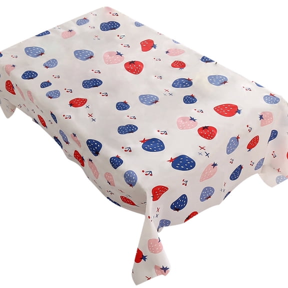Guanhe Large Rectangle Table Cover 35.5x54Inches Decorative Thickened Waterproof Table Cloths for Rectangle Tables Party Supplies Decor