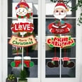 thumbnail image 1 of Guanhe Merry Christmas Door Hanging Banner, Porch Sign Santa Claus Christmas Tree Snow Gift Banner for Home Yard Indoor Outdoor Wall Party Decorations 35.5''x13.8'', 1 of 6