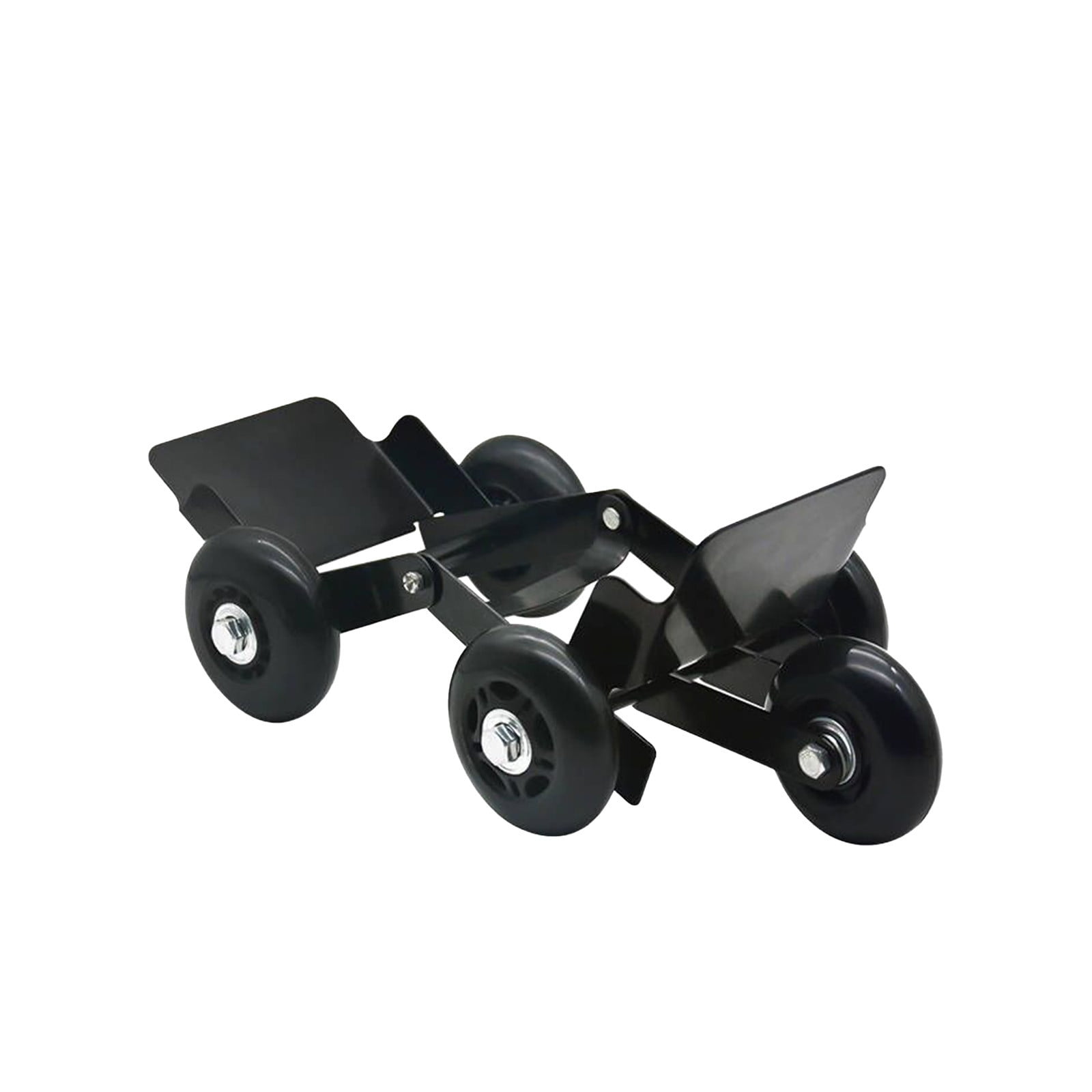 3500 Lb Capacity Adjustable Trailer Dolly Mover - White, 3-Wheel Hitch Ball Rack With 360° Rotation For Boats, RVs & Motorcycles