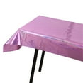 thumbnail image 1 of Guanhe Party Tablecloths 106x39inches Rose Gold Large Size Rectangle Tablecloths Party Supplies & Decor Summer Indoor Outdoor(Rose Gold), 1 of 2
