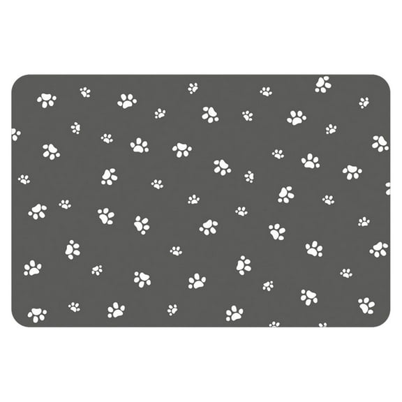 Clearance！Guanhe Pet Mats for Food and Water Absorbent Funny Mats Washable Puppy Urine Mat Reusable Dogs Mat for Indoor Outdoor Car Travel