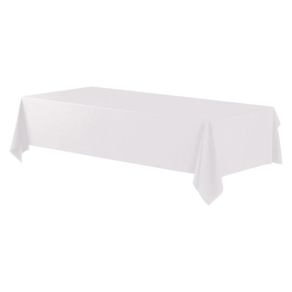 Guanhe Plastic Tablecloth 54” Wide x 108” Long Picnic Disposable Table Cover Rectangular Tablecover for Birthdays, Parties