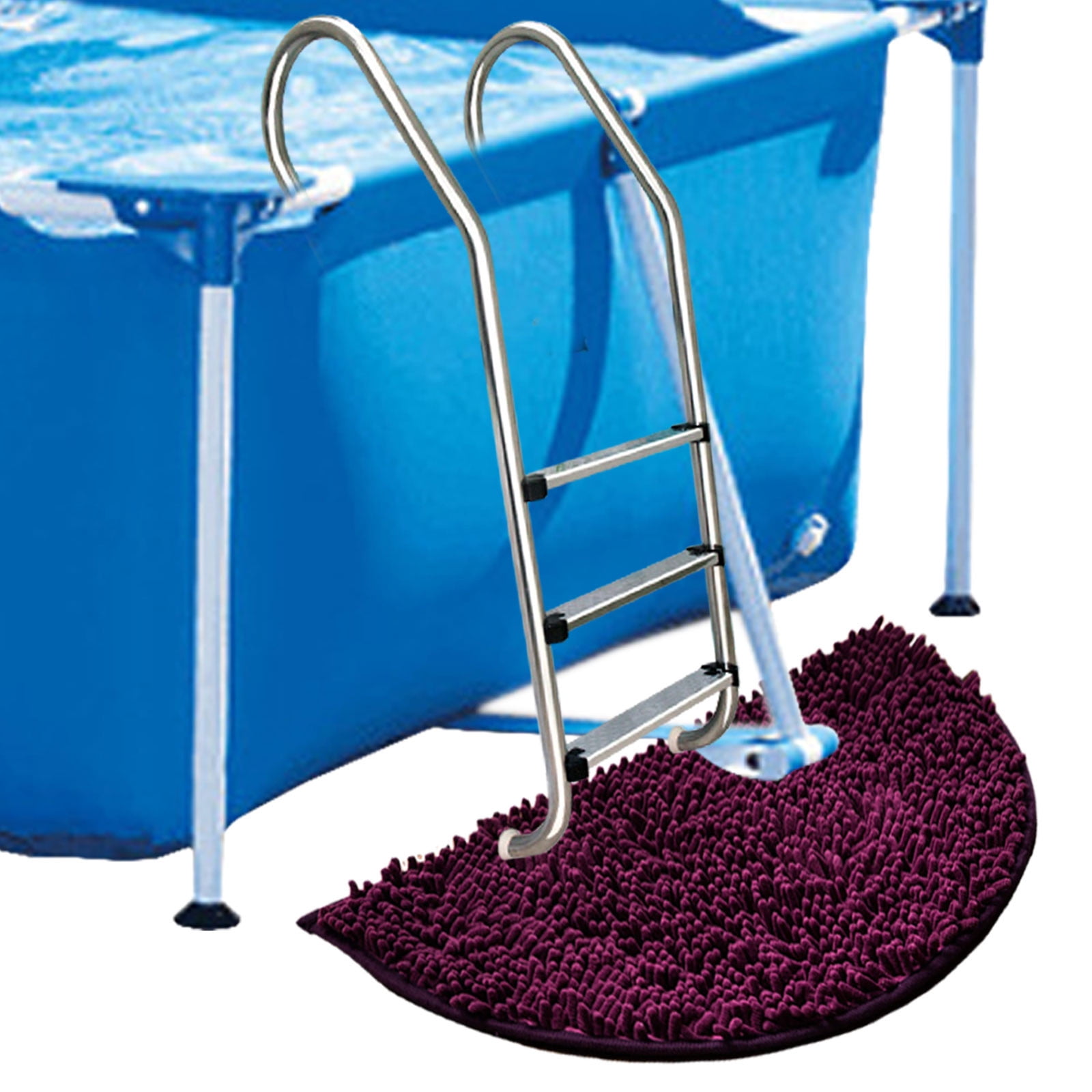 Guanhe Pool Deck Mats Outdoor Waterproof Non Slip Chenille Floor Mat