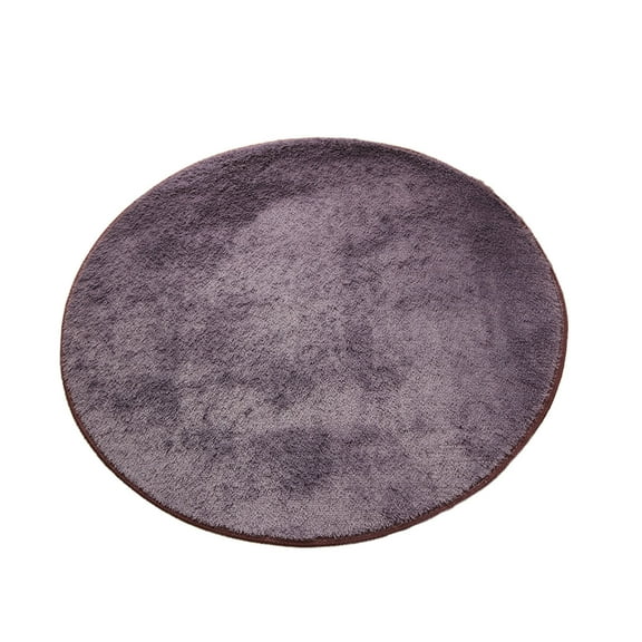 Clearance！Guanhe Round Rugs 40Inches Diameter, Living Room Rugs Bedroom Rugs Shag Carpet, Non-shedding Easy Care,Washable(Gray)