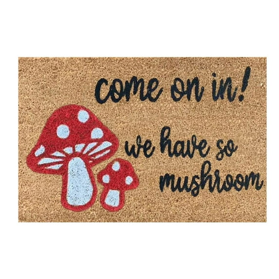 Guanhe Spring/Summer Doormats for Front Door, Welcome Floor Doormat Style American Style Floor Mat Kitchen Bathroom Carpet Household Non-slip Mat Absorbent Door Mat