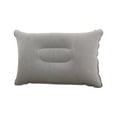 thumbnail image 1 of Guanhe Square Inflatable Travel Pillows, Flocked Fabric Air Pillow for Traveling, Holiday Trip, Hiking, Camping,Napping,Neck Lumbar Support(14.2x8.7Inches,Gray), 1 of 4