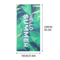 Guanhe Summer Microfiber Kids Beach Towel Super Lightweight Colorful Bath Towel Sandproof Beach Blanket Multi-Purpose Towel For Travel Swimming Pool 28x60 Inch