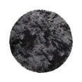 thumbnail image 1 of Guanhe Tie-Dye Round Area Rugs for Living Room, 40Inch Circle Rugs for Kids Girls Rooms, Soft Non-Slip Bedroom Rugs,Black, 1 of 3