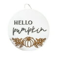 thumbnail image 1 of Guanhe Wolcome Fall Front Door Decor Clearance, Wooden Door Signs Pumpkin Maple Leaf Sunflower Door Hanging Wall Thanksgiving Party Decor, 1 of 6
